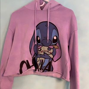 Lilo And Stitch Crop Top Hoodie | Poshmark